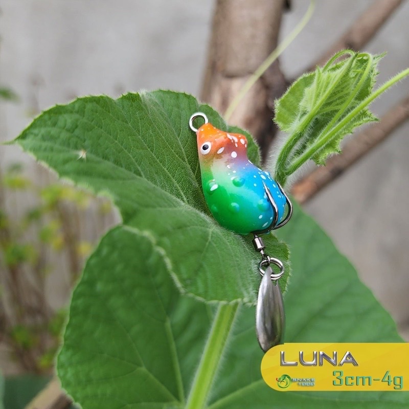 Nhái hơi chuyên Lure. Nhái Luna 4g và nhái Tiger 5.5g