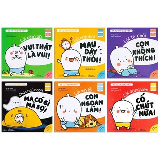 Sách - combo 6 cuốn ehon bé tự tin giao tiếp dành cho bé từ 3-8 tuổi