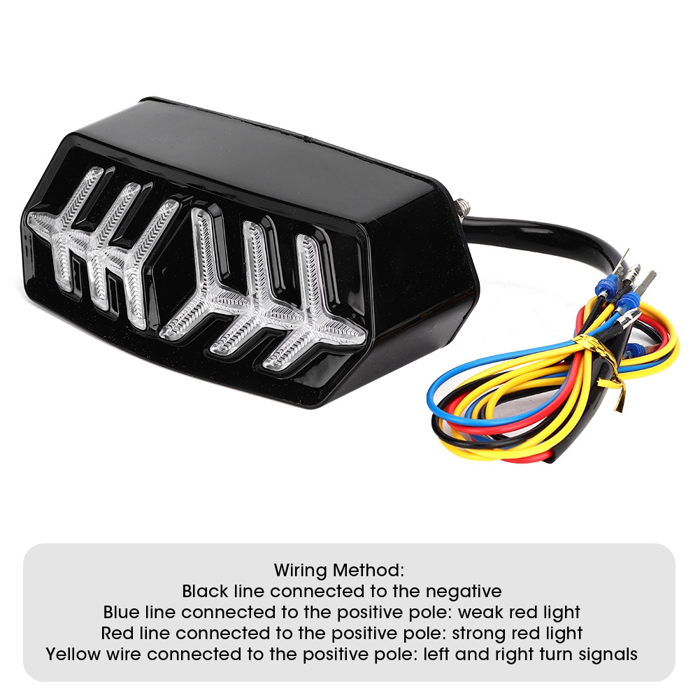 Có thể bán buôn Đèn hậu xe máy với đèn báo rẽ Phù hợp Honda MSX125 CBR650F CTX700 CTX700N Vermont055 Hàng giao ngay