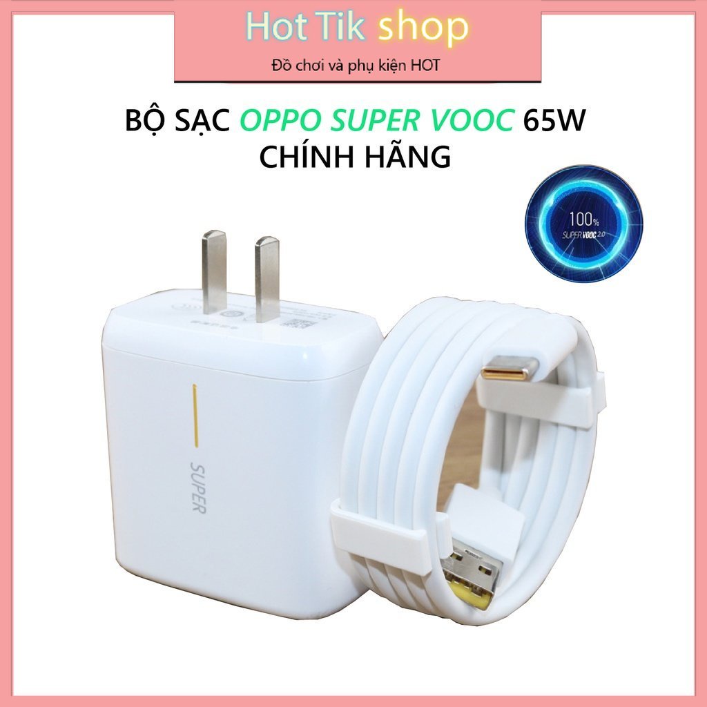 Dây Cáp Sạc Và Cục Củ Sạc Nhanh Oppo Super VOOC Type C 65W Dùng Cho Oppo A93/A53/A92/F9/Reno 7/Reno 5