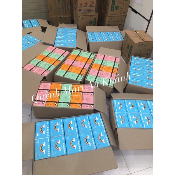 Thùng 30 gói giấy ăn gấu trúc Mylan, khăn giấy rút cao cấp 3 lớp hàng loại 1