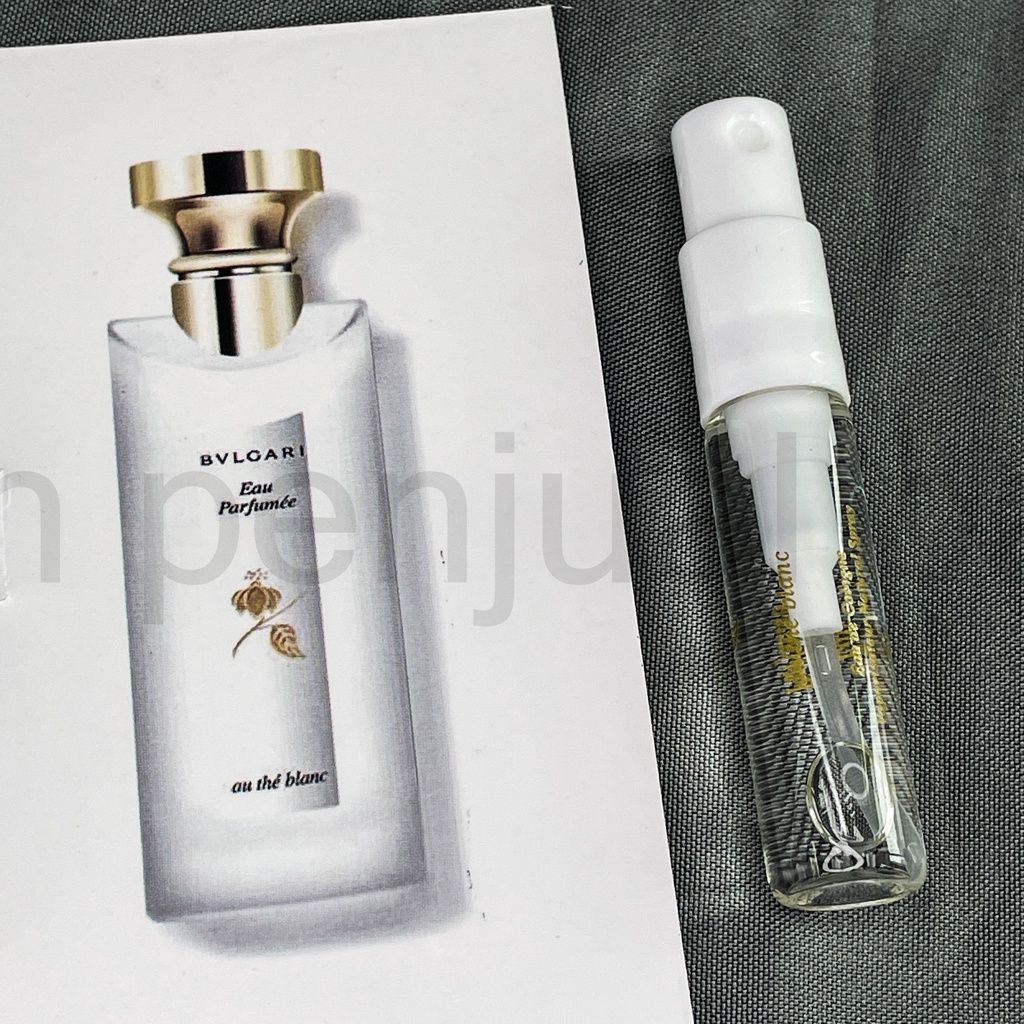 Chai nước hoa trung tính 2ml - Bvlgari Eau Parfumee au The Blanc