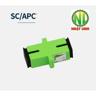 1 vỹ 50 coupler sc apc - khớp nối quang sc apc để thi công nối cáp quang