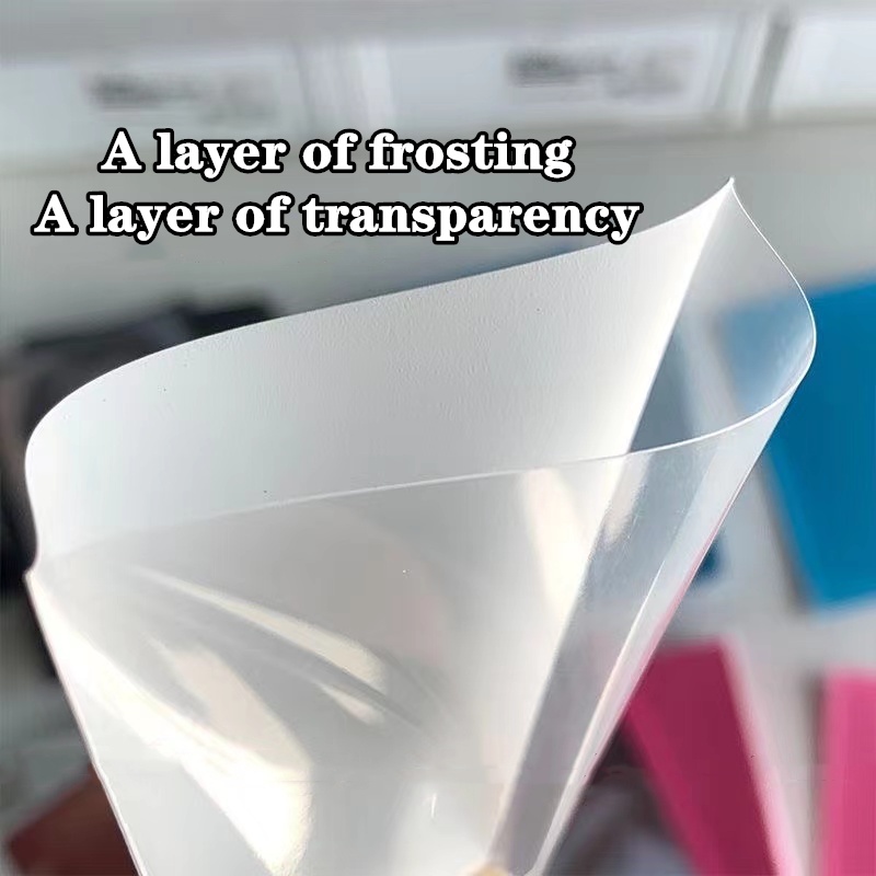 Thẻ Ảnh Dạng Nhám Trong Suốt Màu Đen 20dmm 61 * 91mm