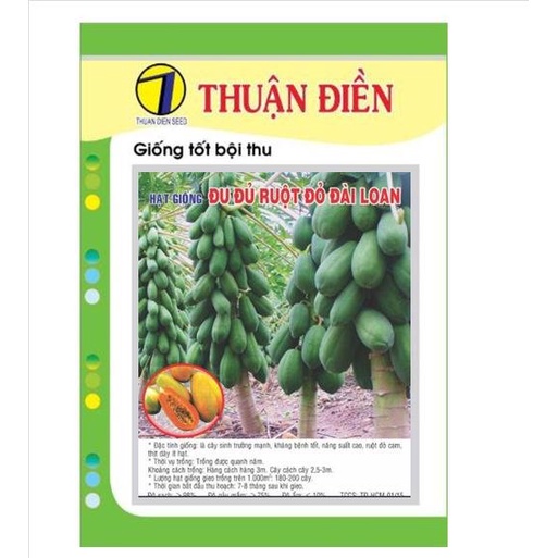 Đu đủ ruột đỏ Đài Loan