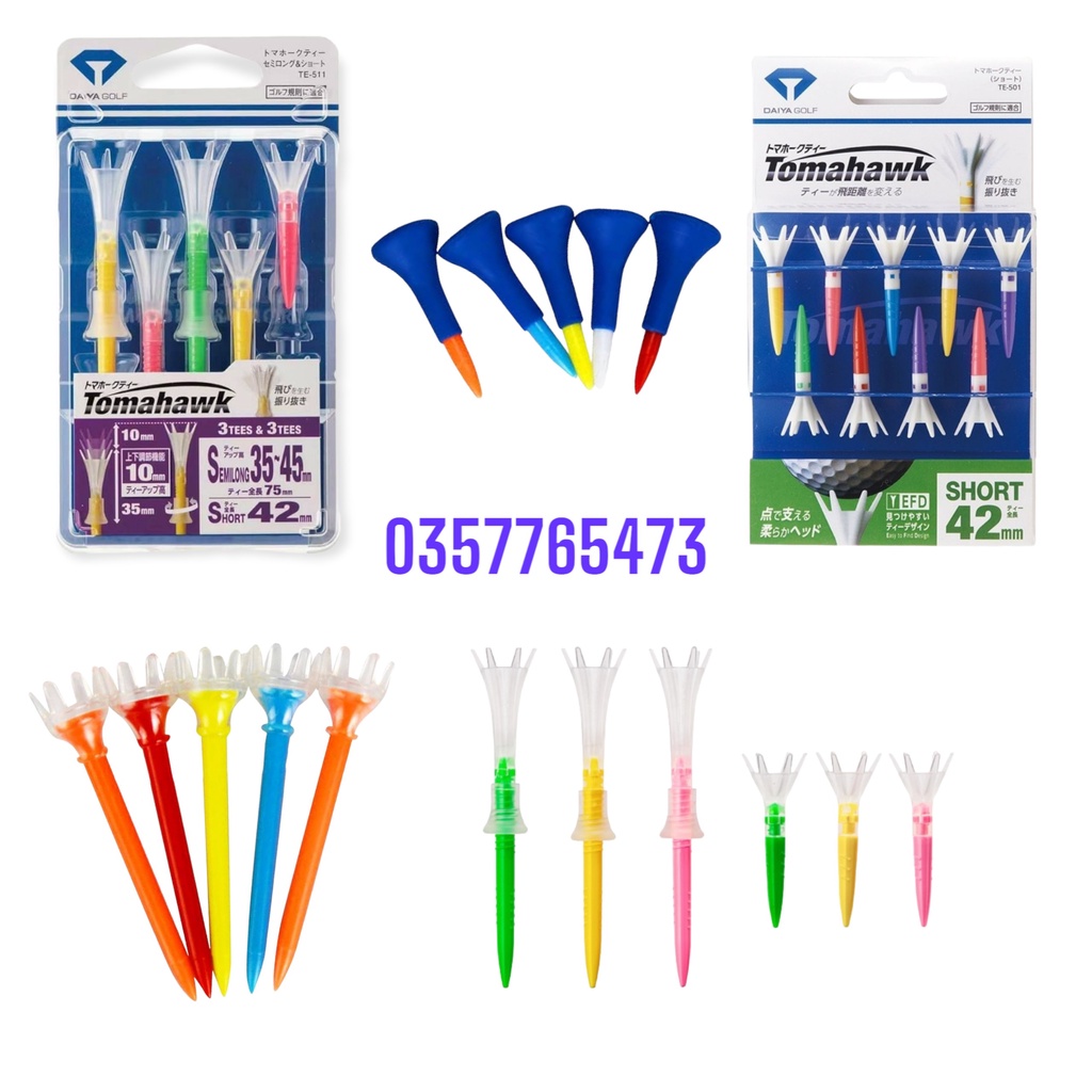 Tee chơi golf các loại - Hàng chính hãng chất lượng cao