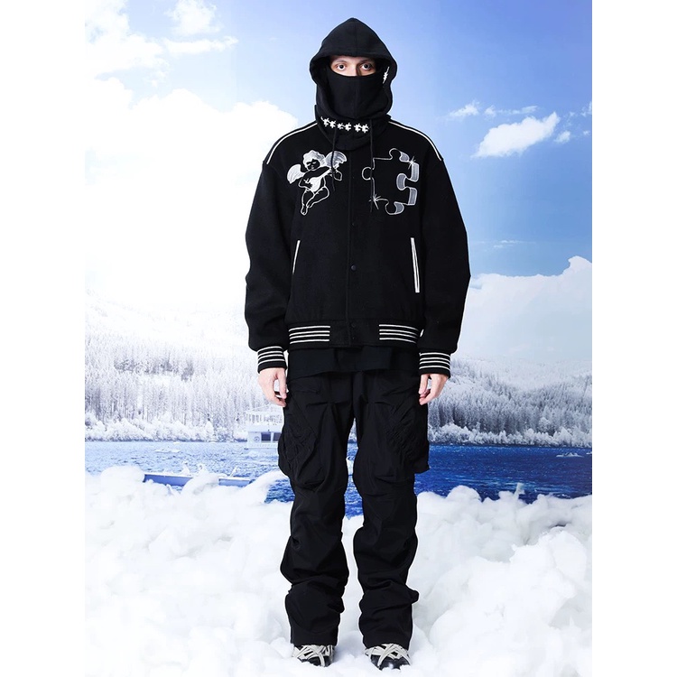 HHStreetwear Áo Varsity Angel YADcrew