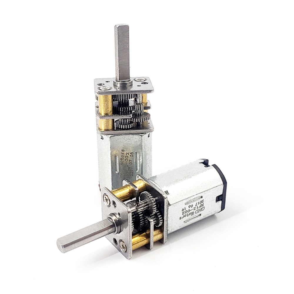 1 Mô Tơ Bánh Răng N20 DC 3V-6V 200RPM Dài 11mm Cho Robot Xe Hơi
