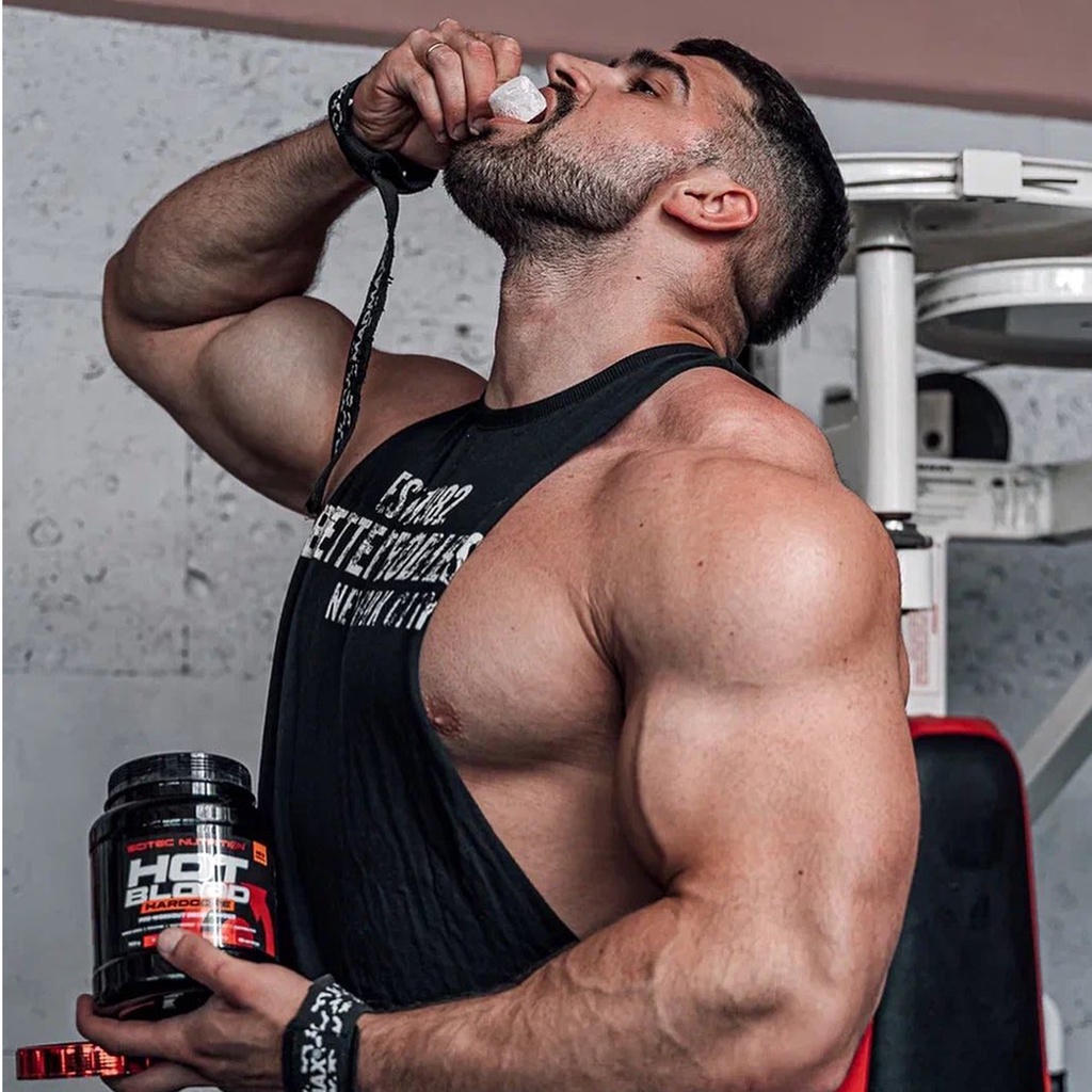 Scitec Hot Blood Hardcore + Quà 0 đồng | Pre workout Tăng Năng Lượng Sức Mạnh   - Chính hãng SHAPE