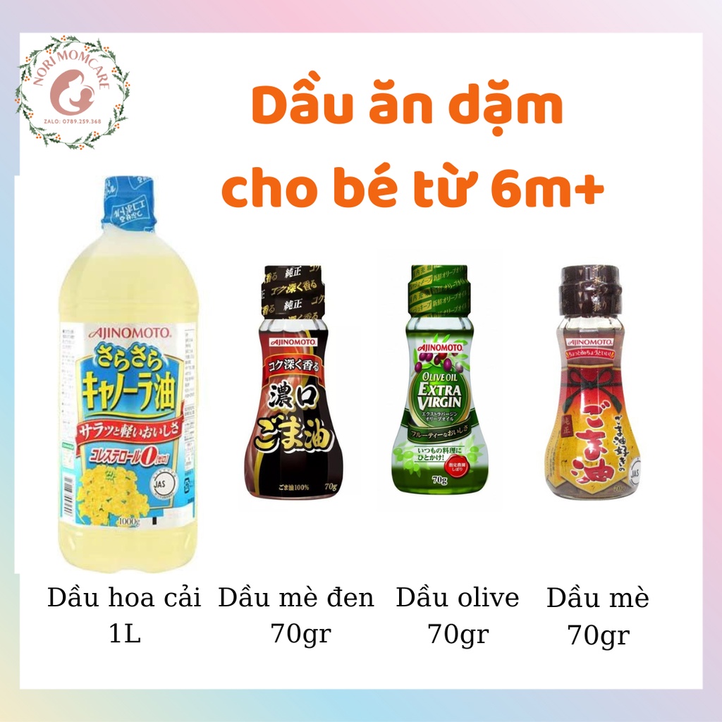 Dầu Ăn Dặm Cho Bé Từ 6 Tháng Tuổi  )