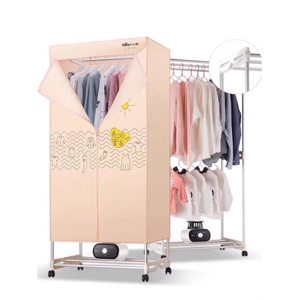 Tủ sấy quần áo Bear HGJ-A12R1 , Máy sấy quần áo 2 tầng chính hãng, sấy nhanh, công suất 1000W