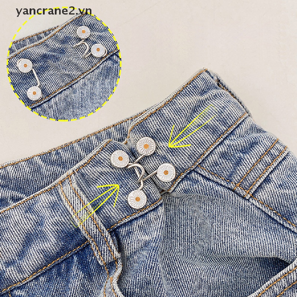 Ghim Cài Thắt Lưng Quần Jean / Váy Jean Bằng Kim Loại Có Thể Điều Chỉnh Cho Nữ YAN2 {yancrane2.vn}