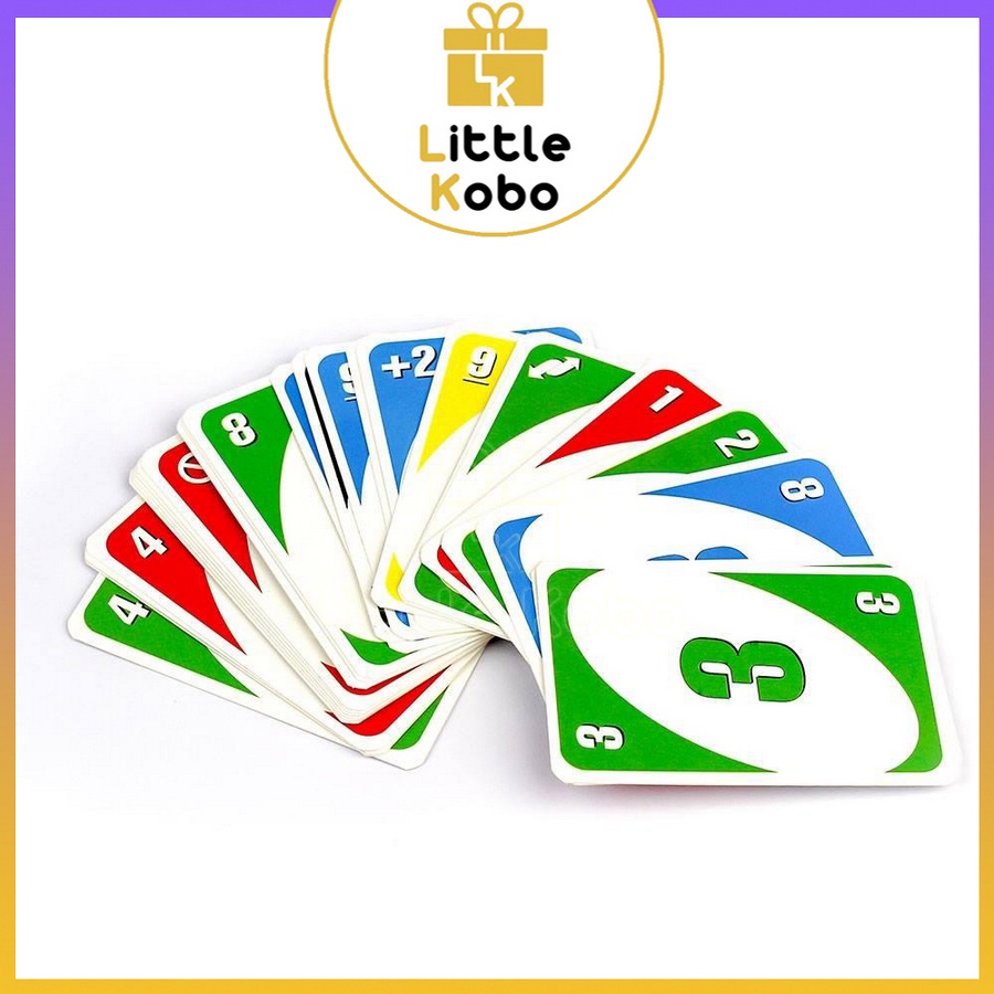 Bài Uno Boardgame 108 Lá Cơ Bản Chất Giấy Dày Đồ Chơi Trẻ Em Trò Chơi Nhóm Bạn Xả Stress Giải Trí Phát Triển Tư Duy