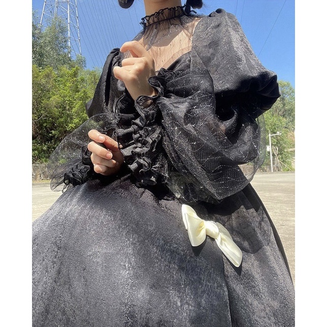 Áo ren lolita cao cấp - Kèm ảnh thật🧸