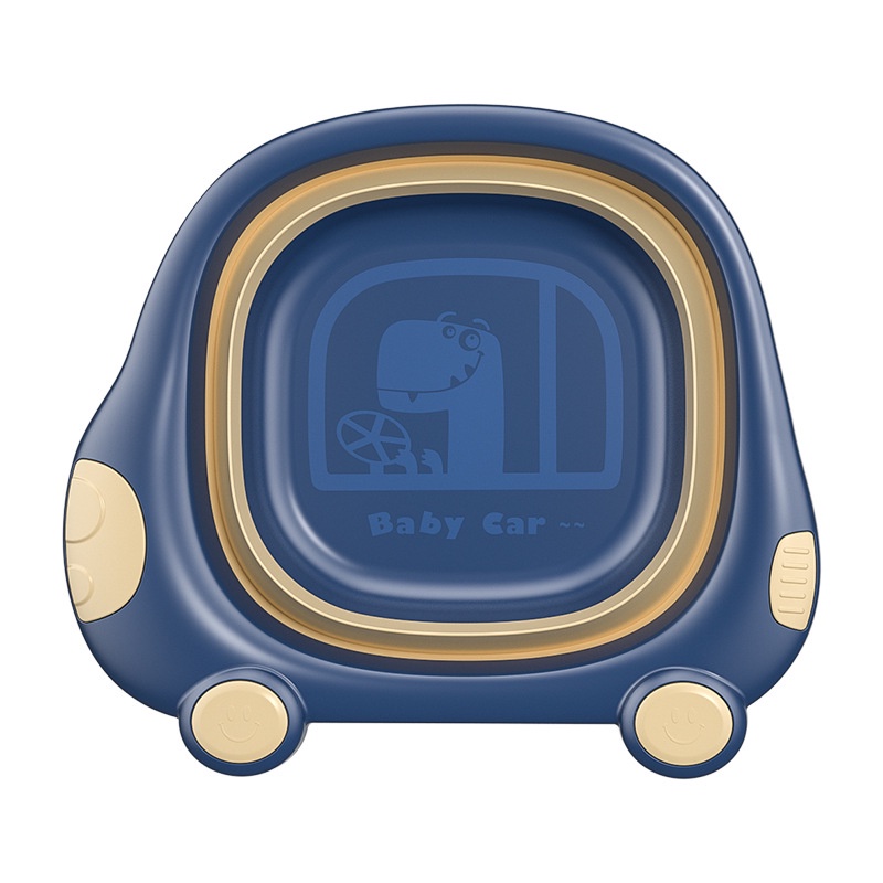 Chậu rửa mặt gấp gọn cho bé hình xe ô tô dễ dàng mang theo, tạo hứng thú cho bé khi rửa mặt