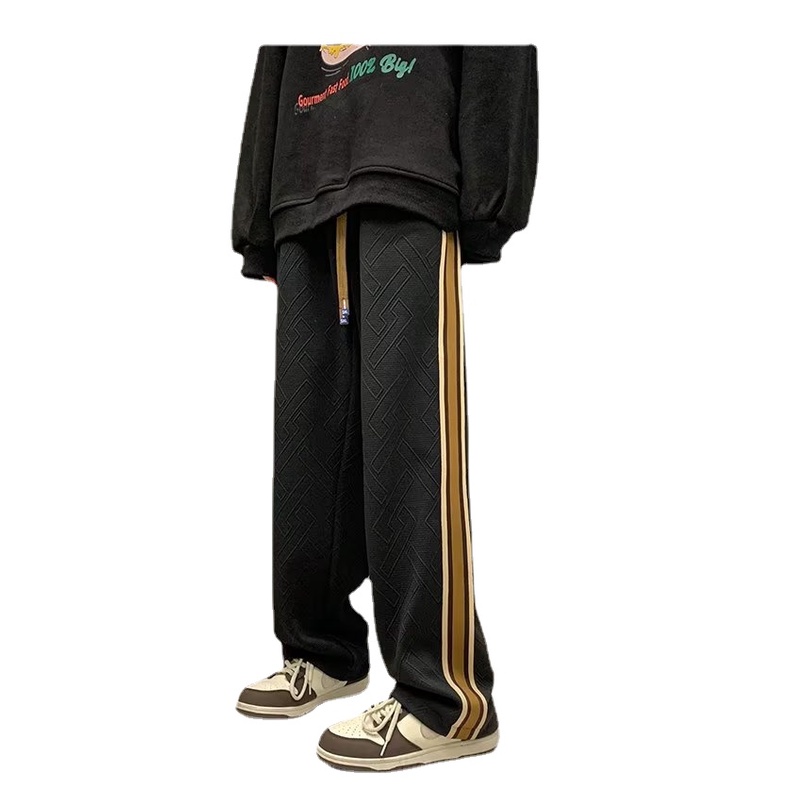 Quần Thể Thao Lưng Thun Ống Rộng Thời Trang Nhật Bản Cho Nam