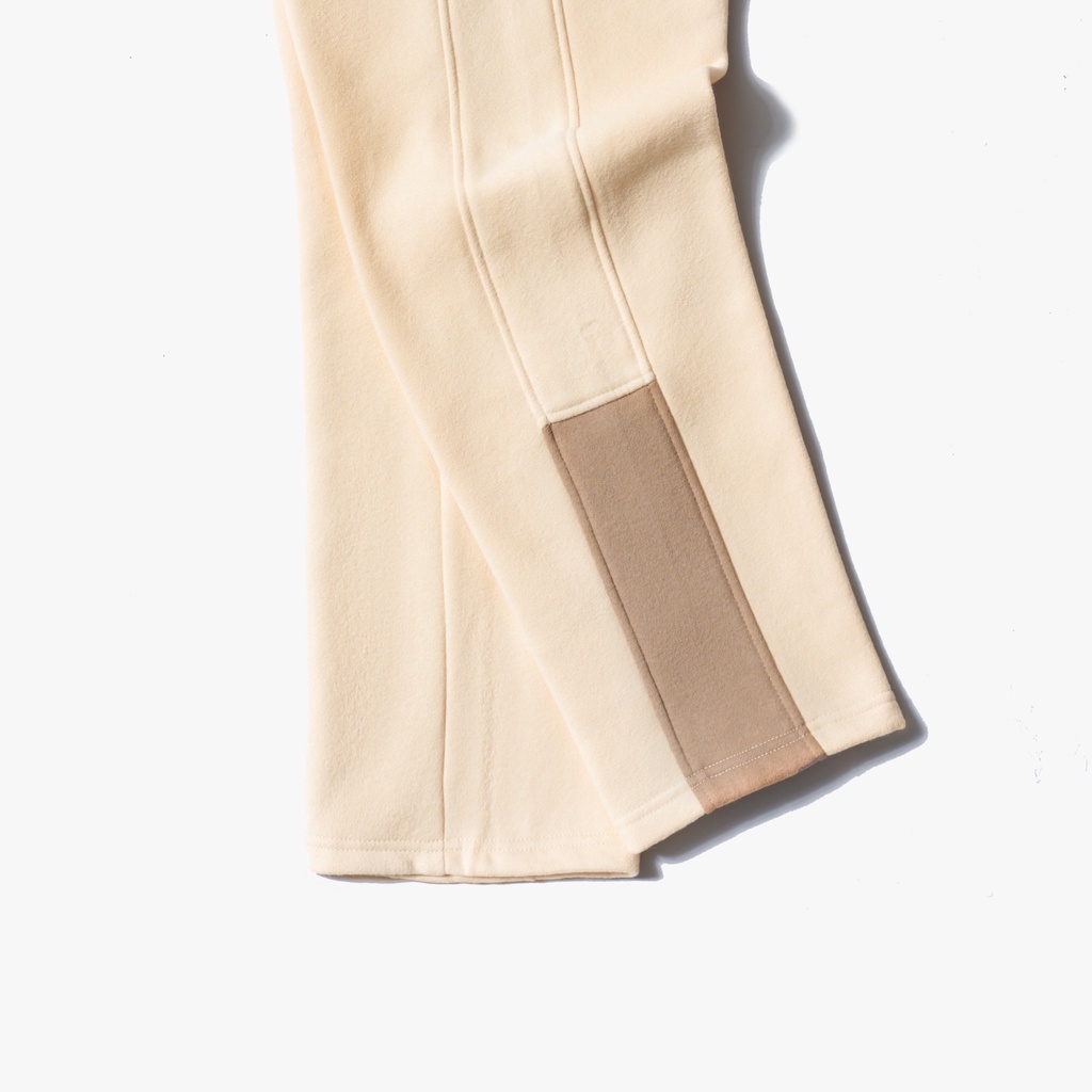 Quần dài Sweatpants nỉ bông Beige Collectors &quot;Cut &amp; Sew&quot;