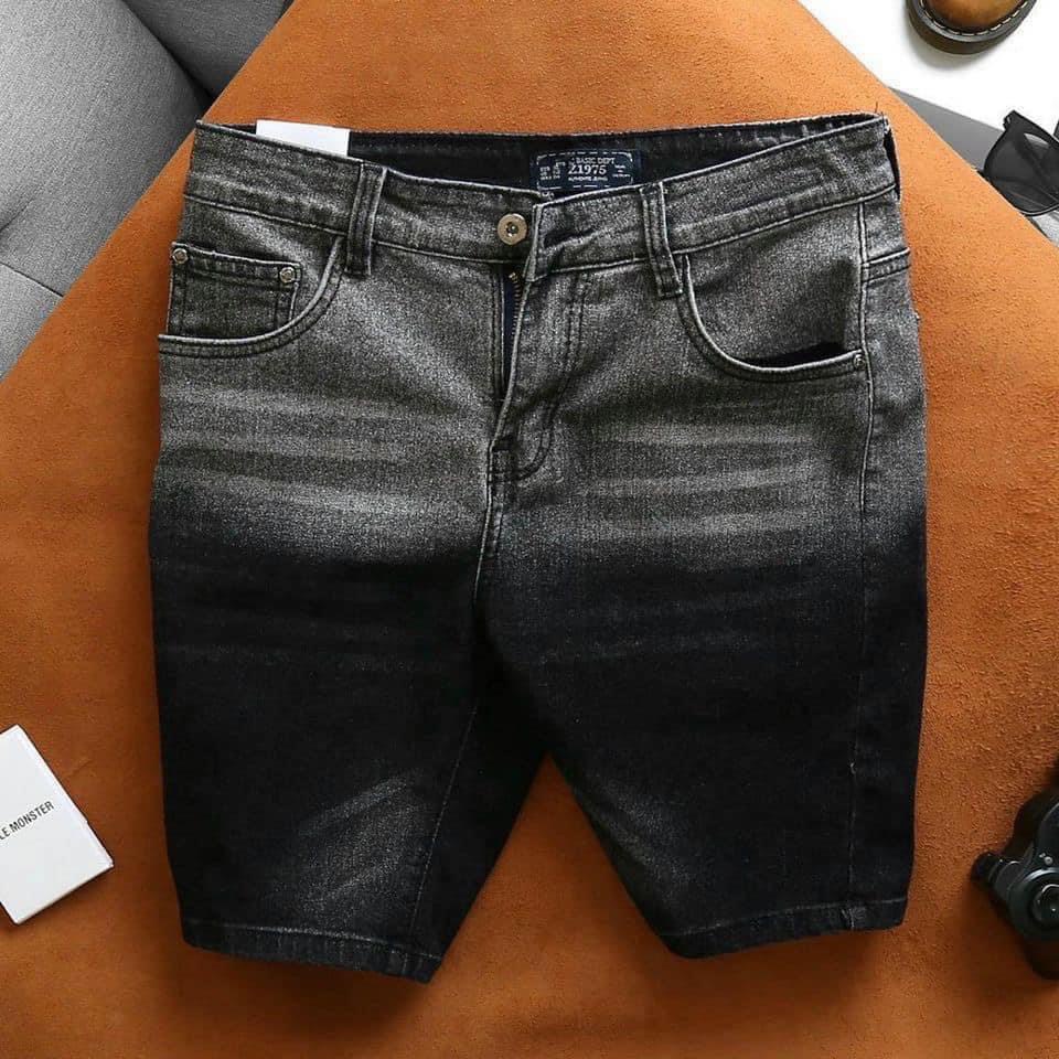 Quần Short Jean Nam chất liệu bò denim co giản thoải mái chuẩn from mẫu chuẩn size mẫu mới nhiều mẫu MS165