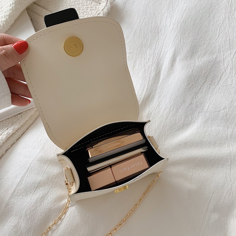 Túi Đeo Chéo Mini Hình Vuông Phong Cách Retro Thời Trang Cho Nữ