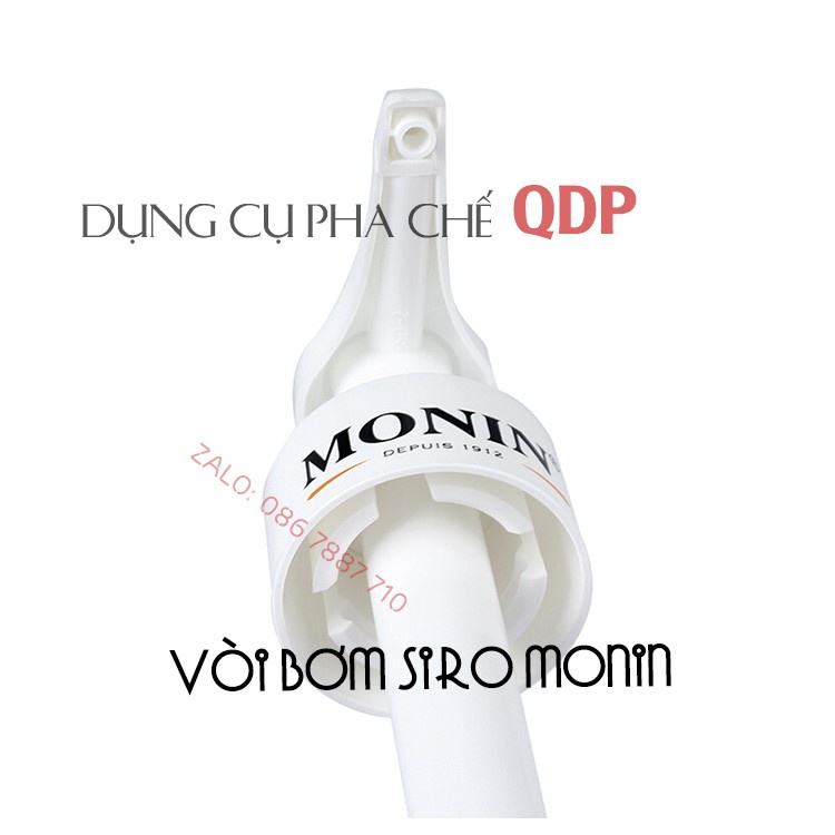 Vòi bơm siro MONIN 10ml đa năng pha chế dành cho chai siro MONIN,Torani, Tessi, Giffard, Maulin