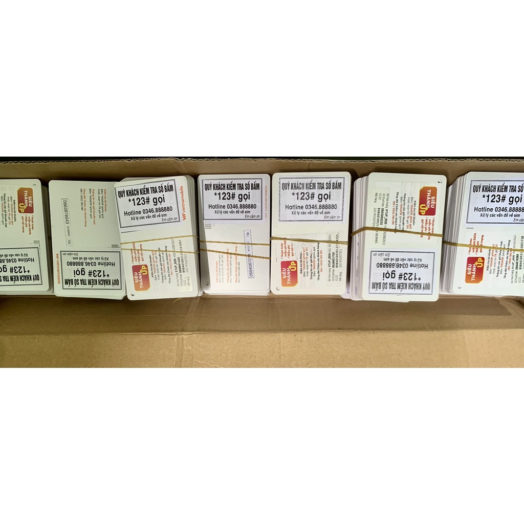 Sim Dán Vnmb 0đ Tạo Tài Khoản - KHÔNG DATA 4G