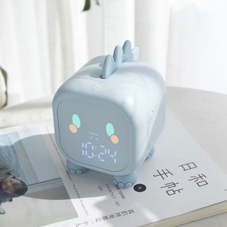 Đồng hồ kiêm đèn ngủ khủng long dễ thương