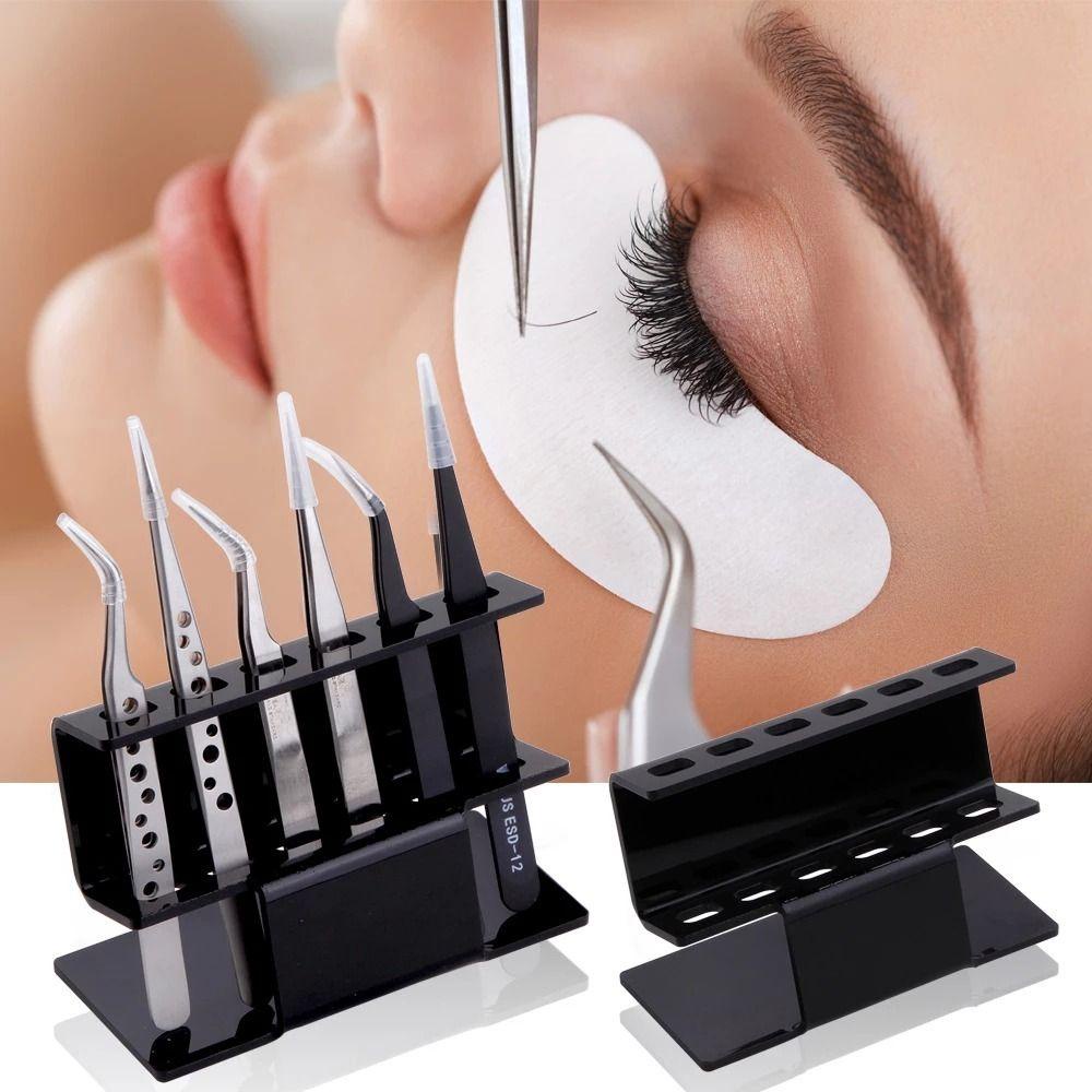 BTLIMER Giá Đỡ Nhíp Gắp Lông Mi Bằng Acrylic Tiện Dụng