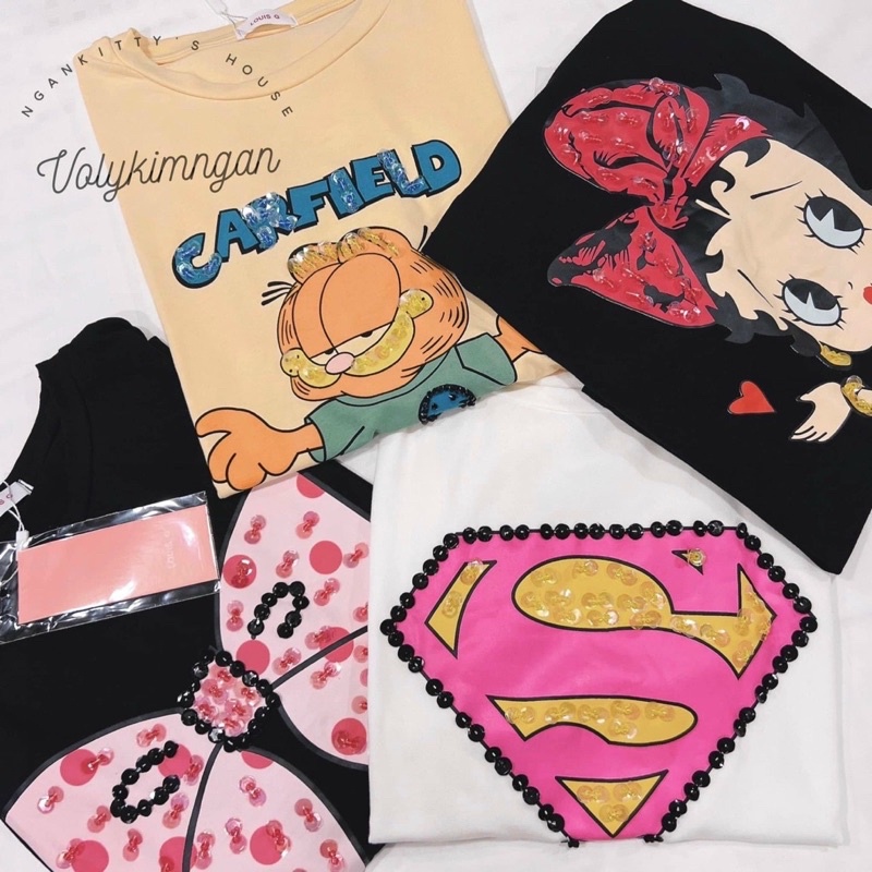 Áo logo su.per.man kim sa w100