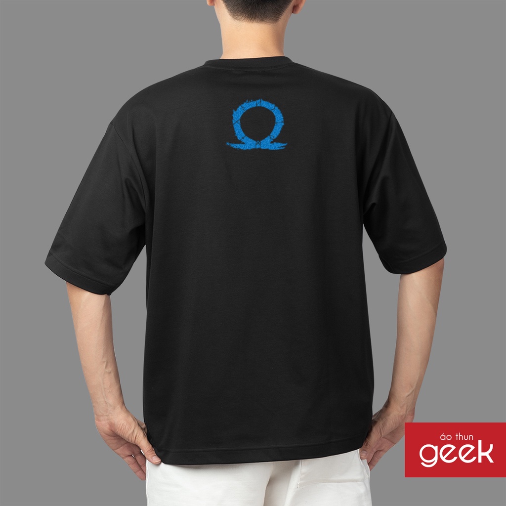 Áo thun hình God of War - Ragnarok 01, vải 100% Cotton dày, siêu mịn.