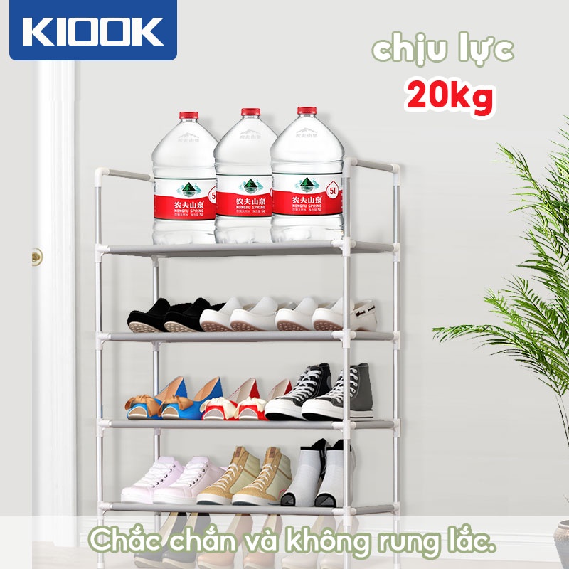Kệ để giầy dép cao cấp đa năng 4Tầng Chắc chắn và không rung lắc.