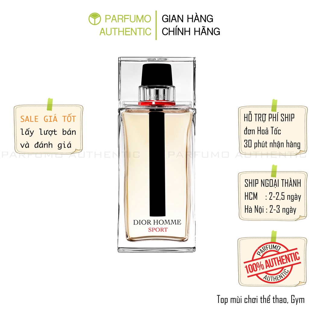 Nước hoa Dior Homme Sport dùng khi chơi thể thao, tập gym [Cam Kết Chính Hãng]