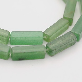 1 chuỗi hạt đá tự nhiên màu xanh lá kích thước 13x4x4mm: 1mm, kích thước 16.1inch