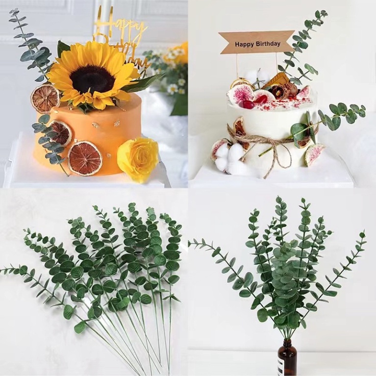 Đồ trang trí bánh sinh nhật  nhành bạch đàn,nhành táo,decor bàn,trang trí phòng...