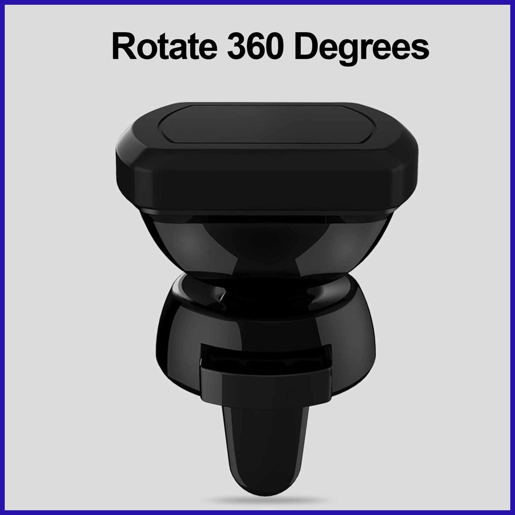 Giá Đỡ Điện Thoại Hít Nam Châm Xoay 360 Độ Thông Dụng Cho Xe Hơi