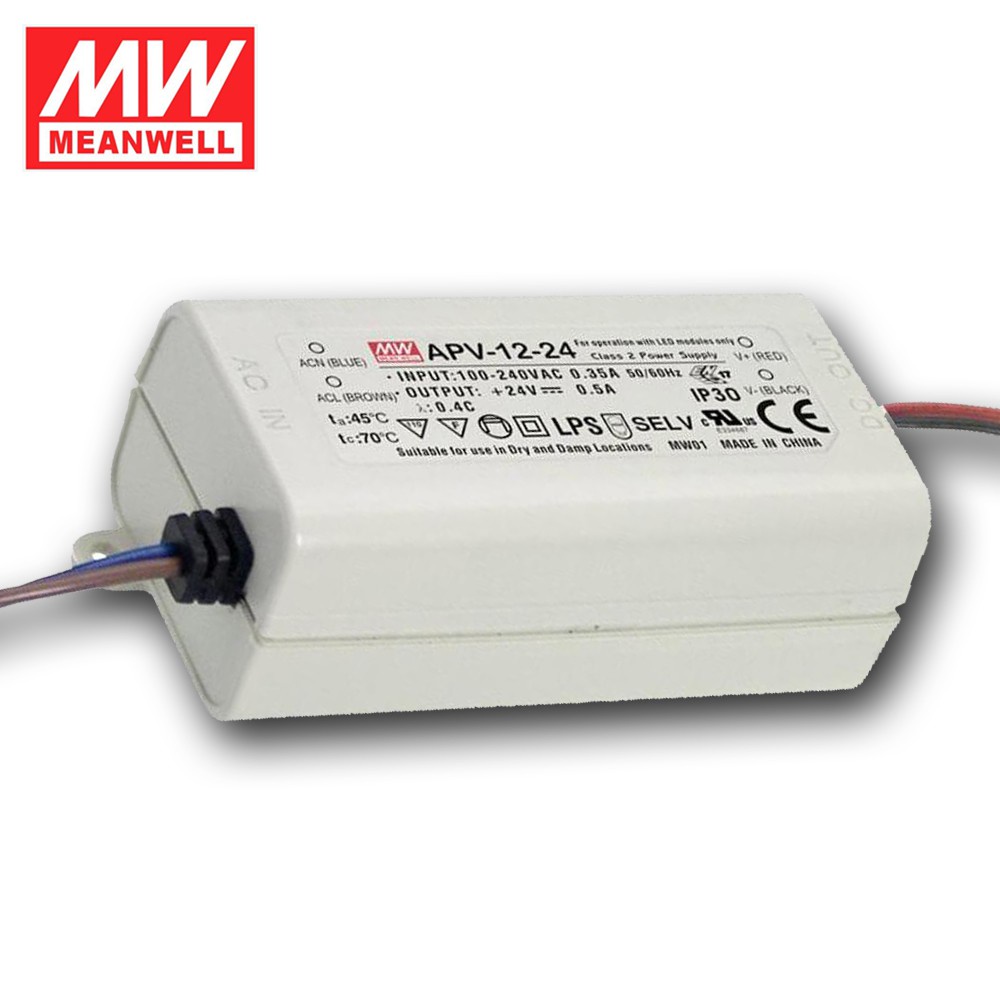 BỘ NGUỒN MEANWELL APV-12-5, APV-12-12, APV-12-15, APV-12-24