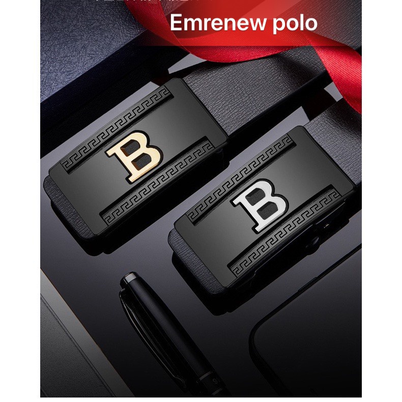 Thắt Lưng Nam EMRENEW POLO Da Bò 2 Lớp Full Hộp Đựng Khóa Hợp Kim Cao Cấp