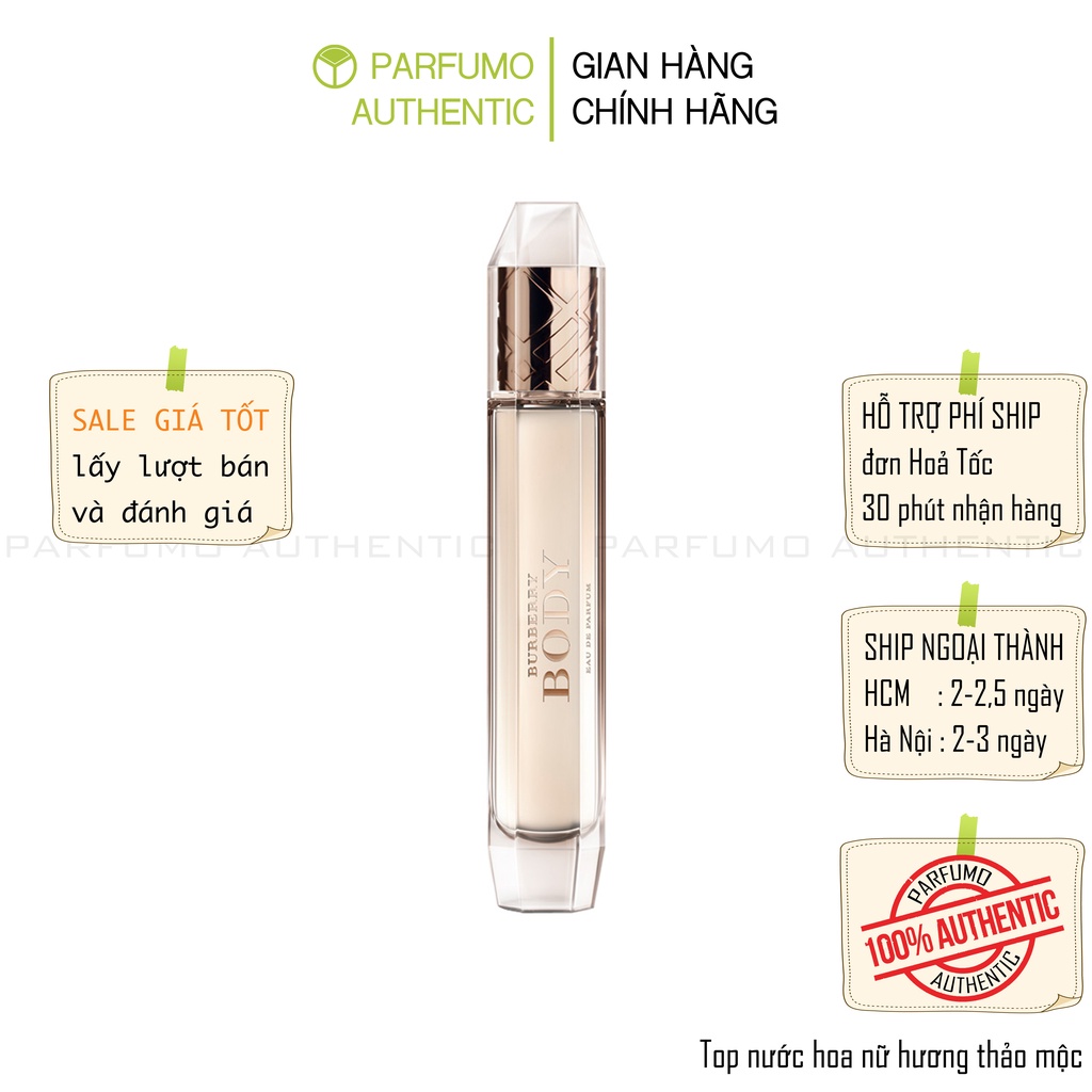 Nước hoa Burberry Body eau de parfum - Hương thảo mộc [Cam Kết Chính Hãng]
