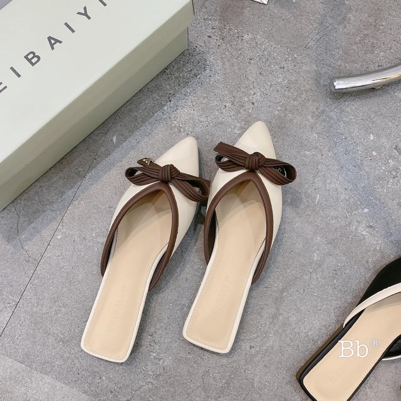 DÉP SỤC NƠ mũi nhọn dễ phối đồ HOT LẮM(tặng quà) PHOM BÉ