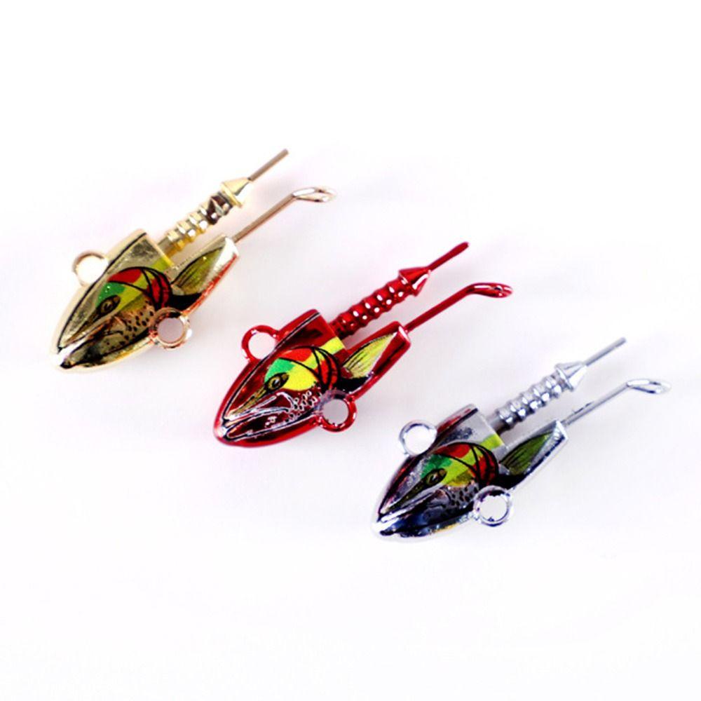 MAYSHOW 9cm / 15g 11cm / 25g oft bass đầu ait đầu câu cá ruồi ilicone 14g / 19g / 28g :ead : ead hook