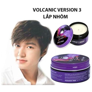Sáp Vuốt Tóc Apestomen Volcanic Clay 80g  (  năp nhôm).(tặng kèm lược tạo kiểu)