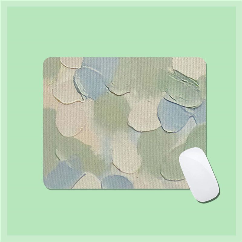 Tấm Lót Chuột Máy Tính Bằng Cao Su Họa Tiết Hoạt Hình Graffiti Đơn Giản