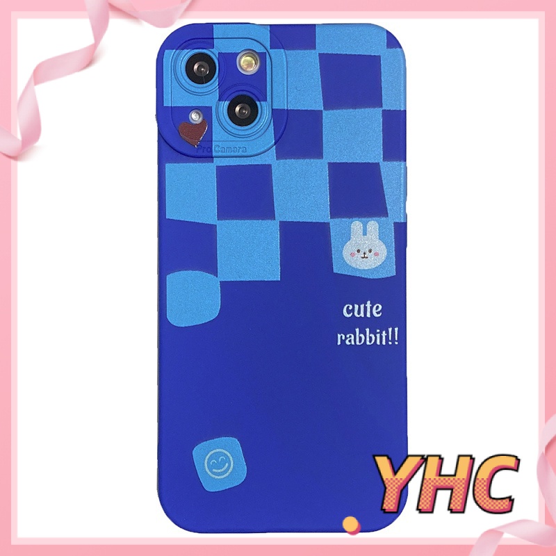 ốp iphone Họa Tiết Bảng Kẻ Ô Màu Xanh Dương tương thích IPhone 13 12 11 Pro Max X XS Max XR 8 7 6 plus-274