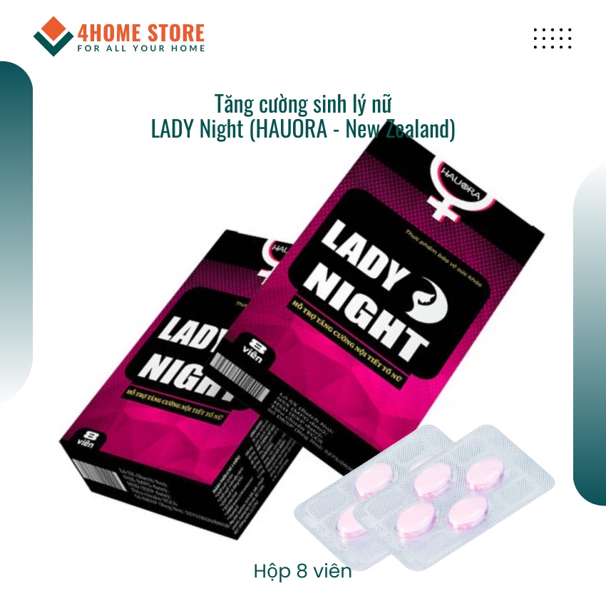 Vitamin Tăng Cường Sinh Lý Nữ Tác Dụng Ngay Lady NIGHT HAUORA 4Home Store Official