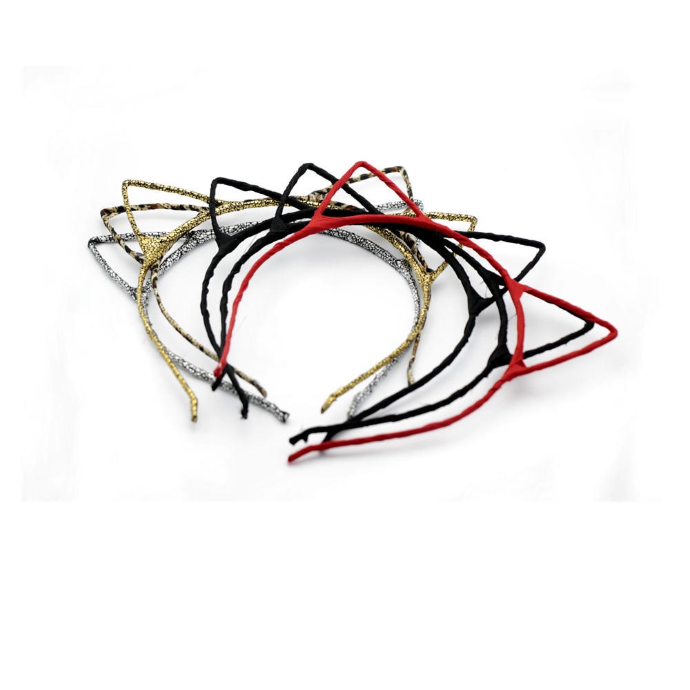 Băng Đô Tai Mèo Bằng Kim Loại Thời Trang Cho Nữ