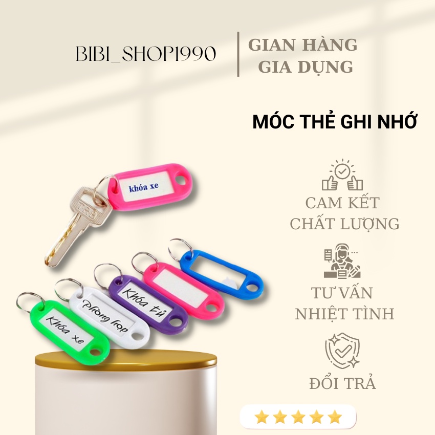 Thẻ ghi nhớ, đánh dấu chìa khóa, hành lý tiện dụng - Móc khóa ghi thông minh chìa khóa, vali