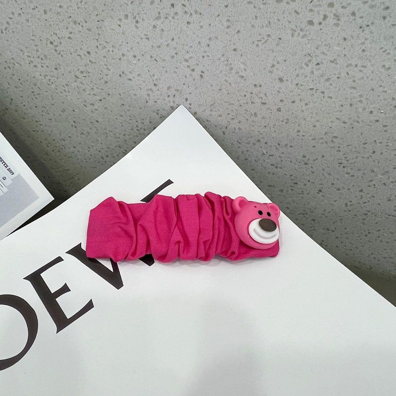 Bộ Dây Buộc Tóc / Kẹp tóc hỗ trợ rửa mặt Rửa Mặt Cỡ Lớn Hình Gấu / Dâu Tây Hoạt Hình Dễ Thương BI67