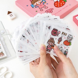 [ SIÊU RẺ] Sticker hình dán dễ thương trang trí cốc, vở, case,...🌈🌈