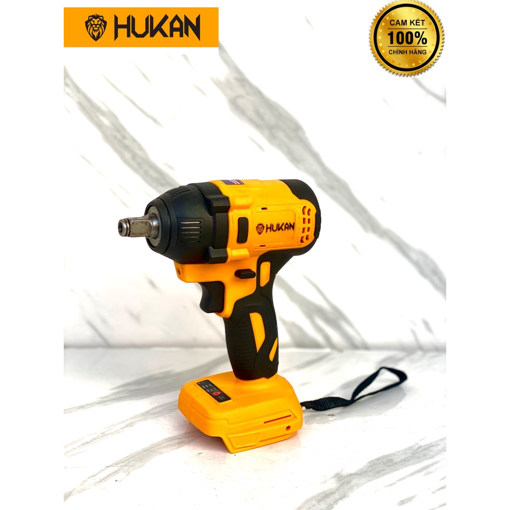 Thận máy siết bulong bắt vít Hukan không than f80 Lực SIết 420N.M siêu mạnh
