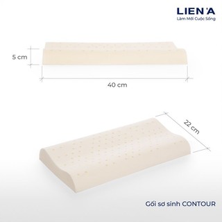 Gối cao su trẻ em Liên Á Contour