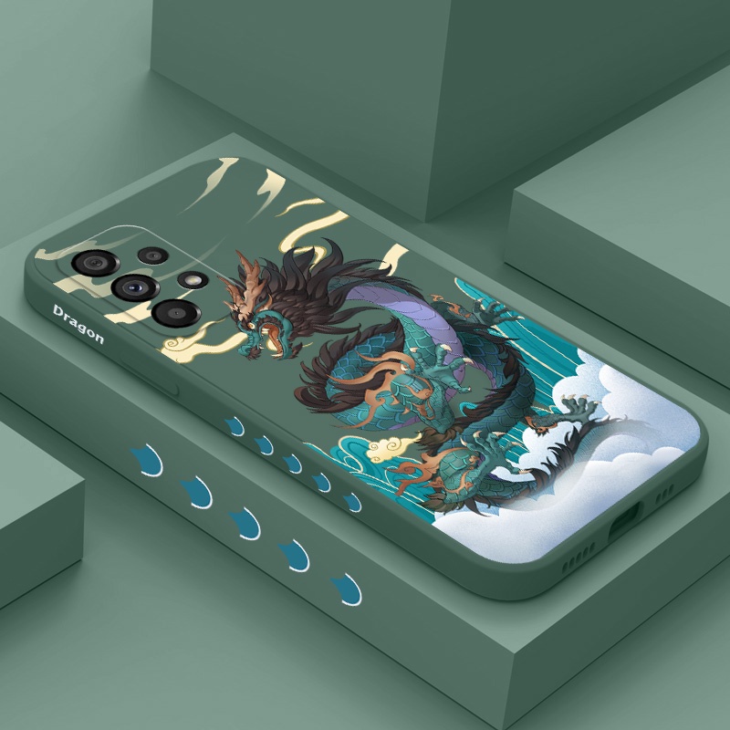 Ốp Lưng Silicone DẻO HìNh Con RồNg Cho Samsung Galaxy A73 A53 A33 A23 5G